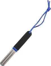 SUPVOX Dual-Sided Fishing Hook Sharpener Portable Diamond Stone Aluminum Tool for Outdoor Trips