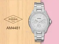 在飛比找Yahoo!奇摩拍賣優惠-FOSSIL 手錶 專賣店 AM4481 女錶 石英錶 不鏽