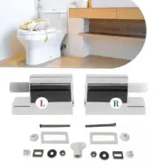 Replacement soft close mechanism with mounting set for toilet seats cover hinges