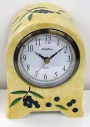 SETH THOMAS QUARTZ TABLE CLOCK "BERRIES II " TIV1215