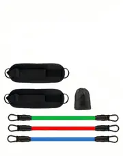 NNETM 5pcs TPE Ankle Resistance Bands - Leg & Hip Training Essentials