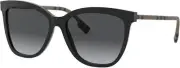 BURBERRY Clare BE4308 3853T3 Black Square Sunglasses Black Polarized Lens