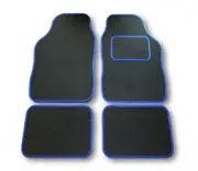 MINI COOPER (02-06) BLACK & BLUE TRIM CAR FLOOR MATS
