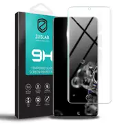 ZUSLAB Galaxy S20 Ultra Screen Protector, Tempered Glass Case Friendly 9H Hardness Anti Spy for Samsung - Clear