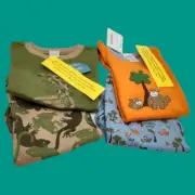 4pc Gymboree Sleepwear Boy Girl Toddler Clothes Sz6 Monkey Jungle Rainforest Set