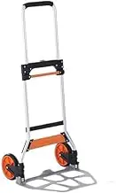 Trailer Hand Truck 176/275/309 Lbs Folding Hand Truck Portable Cart Dolly with Telescoping Handle and Binding Rope Home Hand Truck(275 lbs)