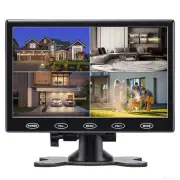 7" Portable Security Monitor Display TFT LCD Screen AV VGA HDMI Remote Spearker