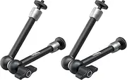 SmallRig 9.8-inch Magic Arm 2-Pack, Adjustable Articulating Friction Arm Mount with 1/4"-20 Thread Screw, for Camera Monitor/LED Light Setup, 5317