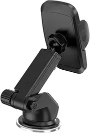 Angoily Car Phone Mount Suction Cup Vehicle Phone Holder for Center Console Windshield Viewing Angle Compatible with Smartphones