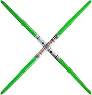 2 Premium - 2-Blade Green Inflatable Light Saber Swords, Lightsaber, Party, Gift, Action Play, (Green 2-Blade)