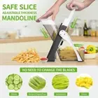Multifunction Manual Vegetable Cutter Slicer Potatoes Chopper Peeler Kitchen