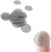 Jindizi 200Pcs 304 Stainless Steel Pipe Filters 15mm, Mesh Screens Gauzes Filter Mesh Pipe Screens for Pipe Filter (Stainless Steel)