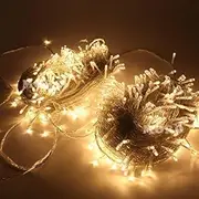 100M 1000 LEDs String Light Fairy Christmas Party Wedding Waterproof in/Outdoor Garden Decorative Lamp 8 Modes (Warm White)