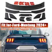 Rear Spoiler DH Performance W/Gurney Flap For 2024-2025 Ford Mustang Gloss Black (for: Ford)