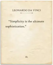 Leonardo da Vinci - Simplicity - 11x14 Unframed Typography Book Page Print - Art