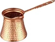 Turkish Coffee Pot, Handmade Mocha Pot, Metal Coffee Pot, Vintage Coffee Machine with Long Handle, Copper Coffee Pot, Multifunctional Coffee Machine