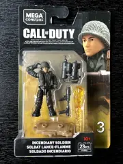 Mega Construx Call Of Duty Incendiary Soldier Series 3 Figure FVF95