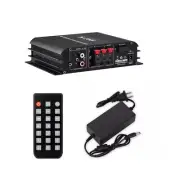 Audio Power Amplifier BT5.0/USB (U-disk)/Stereo RCA/3.5mm AUX/SD&MMC Card
