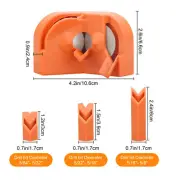 Portable Drill Bits Grinding Sharpener Drill Grinder Blade Sharpening Tool Kits