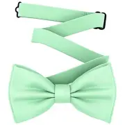 Men's Bow Ties Pre-Tied Style Formal Satin Classic Bowtie L - (adults) 22 Mint