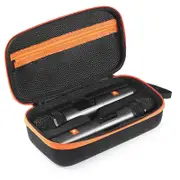 For JBL Wireless Microphone System EVA Carrying Case With Custom Fit Protection For Two Microphones