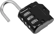 CRILSTYLEO 3-Number Password Padlock Keyless Digital Lock for Travel Luggage Suitcase Backpack Outdoor Heavy Duty