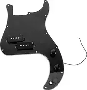 ERINGOGO Pb Bass Ply Loaded Pickguard for Guitar Tortoise Shell Design Screw Scratch Protective Film Replacement for Musical Instruments Random Color