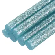 Mini Hot Glue Sticks for Glue Gun 0.27-inch x 4-inch Glitter Sky Blue 6pcs