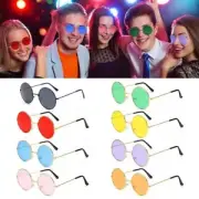 Metal Frame Round Sunglasses Trendy Style Circle Glasses for Women Men