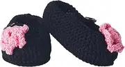 [Jefferies Socks] Baby-Girls Infant Flower Mary Jane Bootie