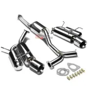 FOR 01-09 HONDA S2000 AP1/AP2 J2 4.5"DUAL MUFFLER TIP STAINLESS CATBACK EXHAUST (for: Honda)