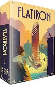 Flatiron Board Game - Build The Iconic New York Skyscraper! Architectural Strategy Game, Fun Family Game for Kids & Adults, Ages 12+, 1-2 Players, 45 Minute Playtime, Made by Ludonova