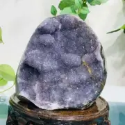 1403g Natural Amethyst Geode Mineral Specimen Crystal Quartz Energy Decoration
