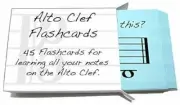 Alto Clef Note Names Flashcards - Really Fun Design for Learning to Read Music