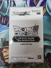 Dragon Ball Super Critical Blow Pre-Release Pack Sealed