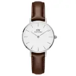 DW DANIEL WELLINGTON 布里斯托暖棕皮帶石英腕錶-DW00100239