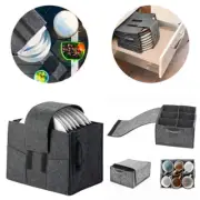 Motorhome Caravan Plate Holder Campervan Boat Cupboard Tableware Storage Bag UK