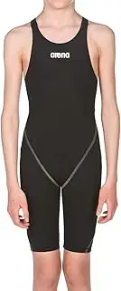 [arena] Powerskin ST 2.0 Girl's One Piece Open Back Racing Swimsuit, girls, Swimsuit, 2A956-50-26, Black, 26