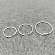925 Sterling Silver Large Open Jump Rings 12mm 14mm 16mm with 1mm Thickness