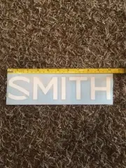 6 Smith Optics White Sticker Decal Approx 10"