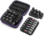 Breast Milk Storage Bag 44-Compartment Portable Essential Oil Storage Bag Combination EVA Essential Oil Box Multifunctional Storage Bag Storage Bag (Size : Purple)