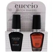 Match Makers Set - Rio Carnival by Cuccio Colour for Women - 2 Pc 0.44oz Vene...