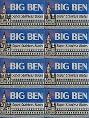 40 Big Ben Super Stainless Double Edge Razor Blades