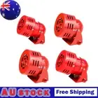MS-190 AC220V 110Db Red Mini Motor Alarm Siren High Power Buzzer Electric
