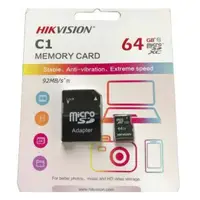 在飛比找蝦皮購物優惠-Micro SD Hikvision 64Gb Class 