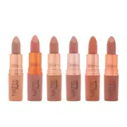 Beauty Creations Matte Lipsticks Nude Shades "BARE LIPSTICK" 6PC SET