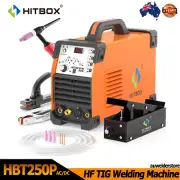 HITBOX AC DC Aluminum TIG Welder 220V HF Pulse TIG Welding Machine & Foot Pedal