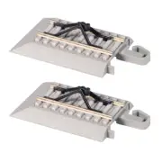 Bachmann 44791 Hayes Bumpers Track w/ Nickel Silver Rails & Concrete Ties HO