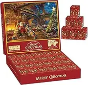 Puzzle Advent Calendar 2024 Christmas Jigsaw Puzzles | Advent Calendar 2024 Christmas Puzzle For Adults Kids,Advent Calendar Puzzle 2024 Christmas Jigsaw Puzzle 1008 Pieces,Home Decoration Puzzles