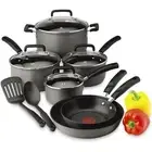 Hard Anodized Signature 12 Piece Cookware Set, Aluminum Non-Stick Saute Fry Pans